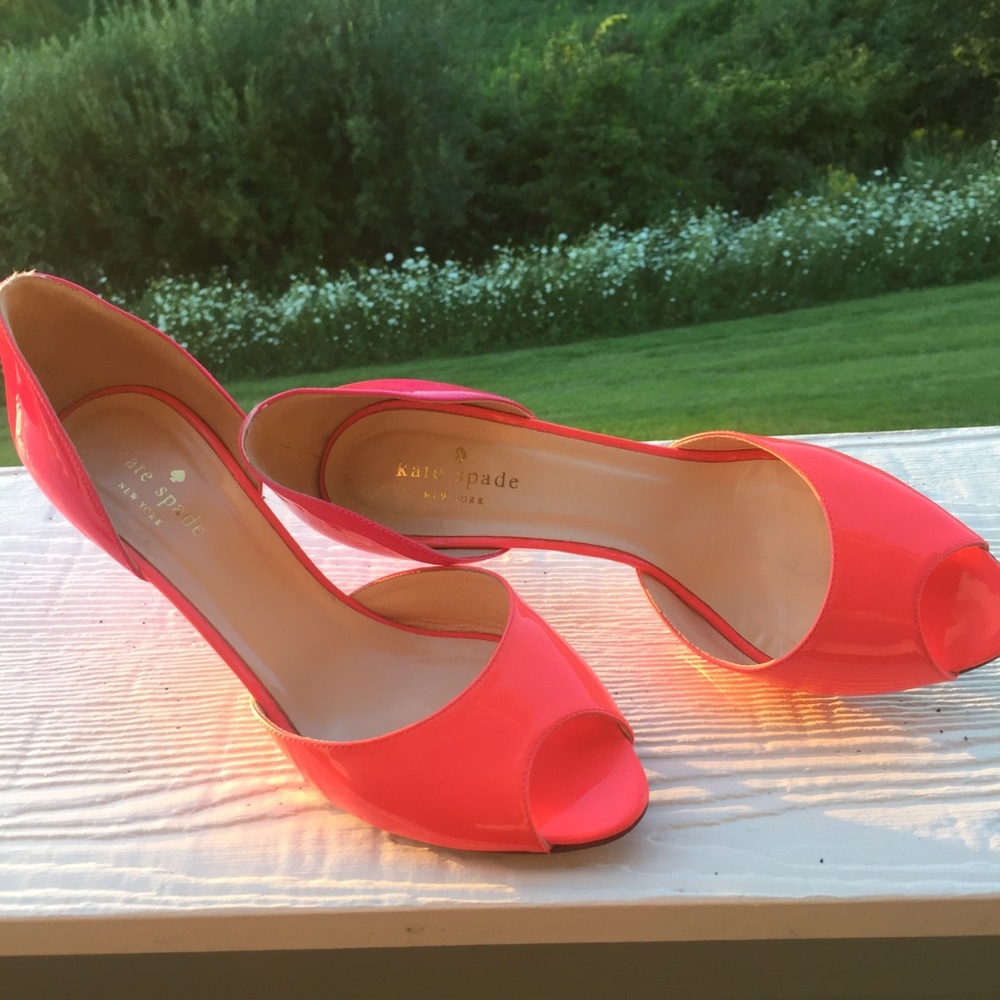 Kate Spade Peep Toe Heels Size 8